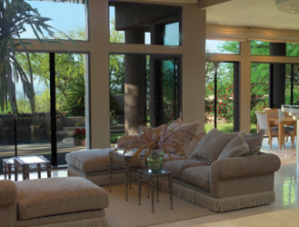 Interior of Residential Home with Windows