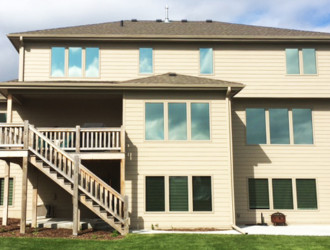 Back of Residential Home Windows